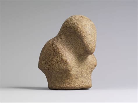 Bird Figure Stone Sculpture Museum Collection Art Collection