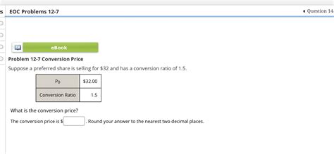 Solved S EOC Problems 12 7Question 14eBookProblem 12 7 Chegg