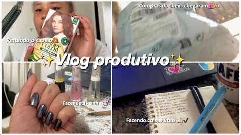 Vlog Sendo Produtiva Nas Ferias Compras Pintando Cabelo Lavando