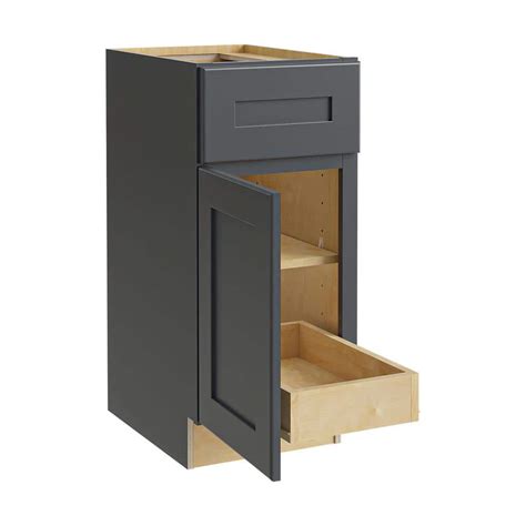 Home Decorators Collection Newport Deep Onyx Plywood Shaker Assembled