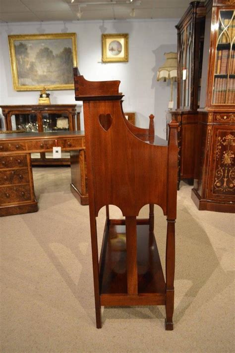 Mahogany Inlaid Shapland And Petter Hall Side Table At 1stDibs