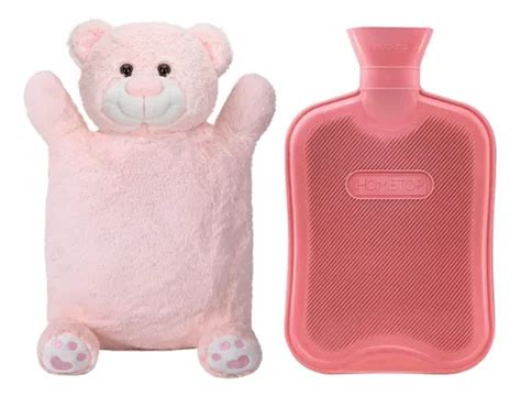 Hometop Premium Classic Rubber Hot Or Cold Water Bottle W Ac Mercadolivre