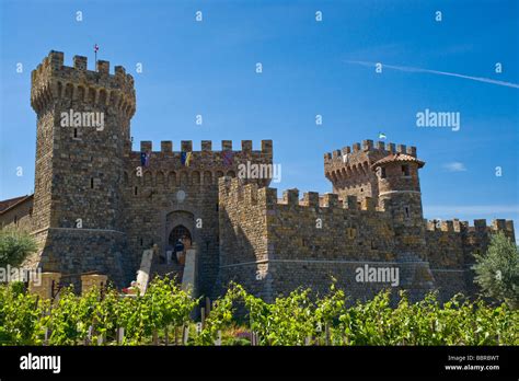 La Entrada Principal Del Castello Di Amorosa En Napa Valley California