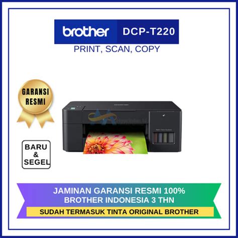 Jual Brother DCP T220 Ink Tank Printer Print Scan Copy Jakarta Pusat