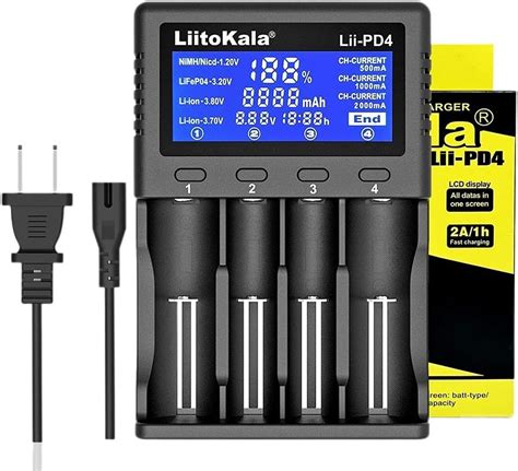 Amazon Liitokala Lii M S Battery Charger Smart Universal