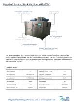 Dry Ice Block Machine YGBJ 500 1 Magicball Technology Wuxi Co Ltd