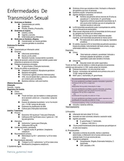 Enfermedades De Transmisión Sexual Karla Patricia Gutiérrez uDocz