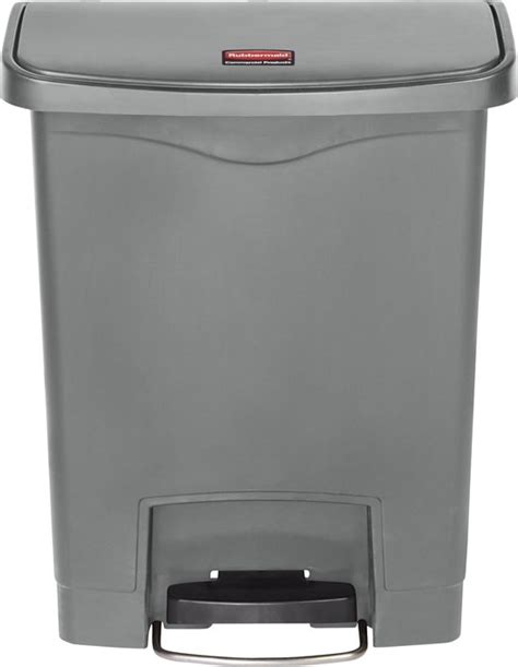 Rubbermaid Pedaalemmer Slim Jim L Grijs Bol