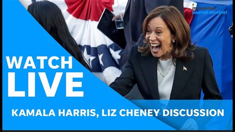 Live Kamala Harris Liz Cheney Hold Discussion With Conservative Radio Host Republican