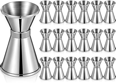 18 Pcs Double 12 And 1 Oz Bar Jigger Stainless Steel