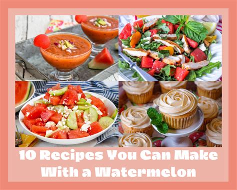 Recipes You Can Make With A Watermelon Just A Pinch