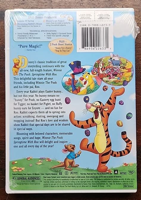 Winnie The Pooh Springtime With Roo Brand New Dvd Ebay