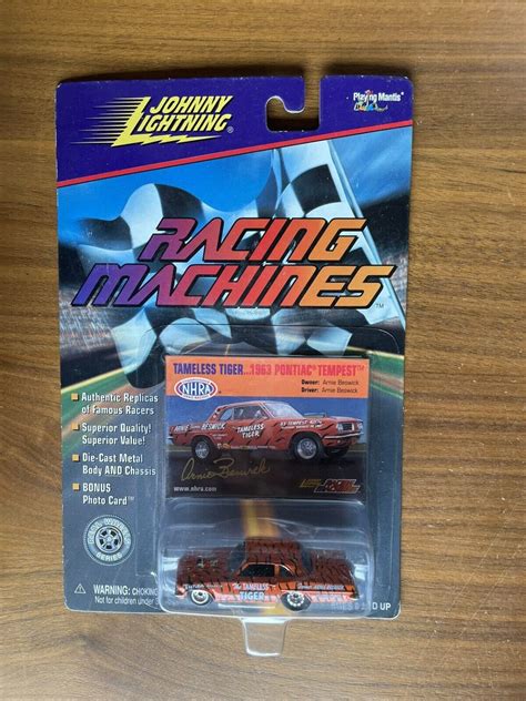 1999 Johnny Lightning Racing Machines Tameless Tiger 1963 Pontiac