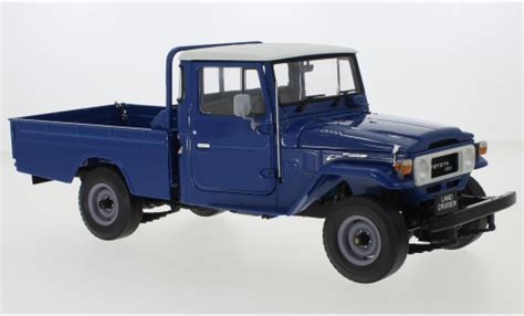 Modellino In Miniatura Toyota Land Cruiser Kyosho Pick Up Blu