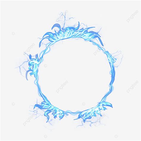 Blue Fire Ring PNG Picture Blue Fire Ring Glitter Effect Blue Fire