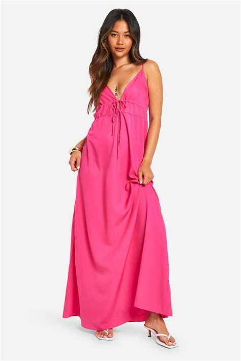 Strappy Maxi Dress Boohoo Uk