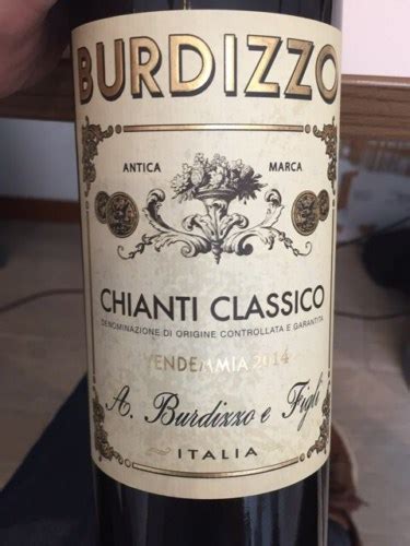 2015 Burdizzo Chianti Classico Vivino United States