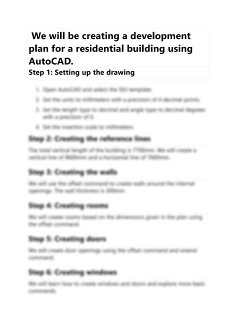 SOLUTION: Residential building design in autocad - Studypool