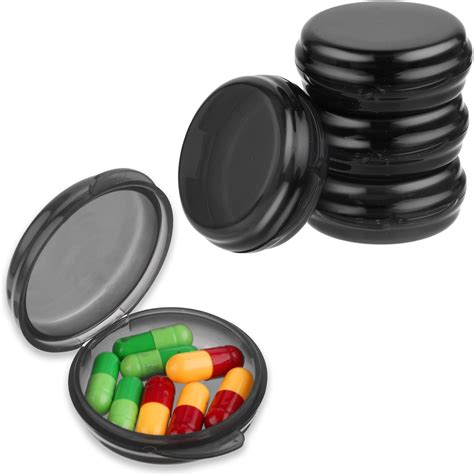 Amazon Sibba 5 Packs Small Pill Box Travel Pill Container