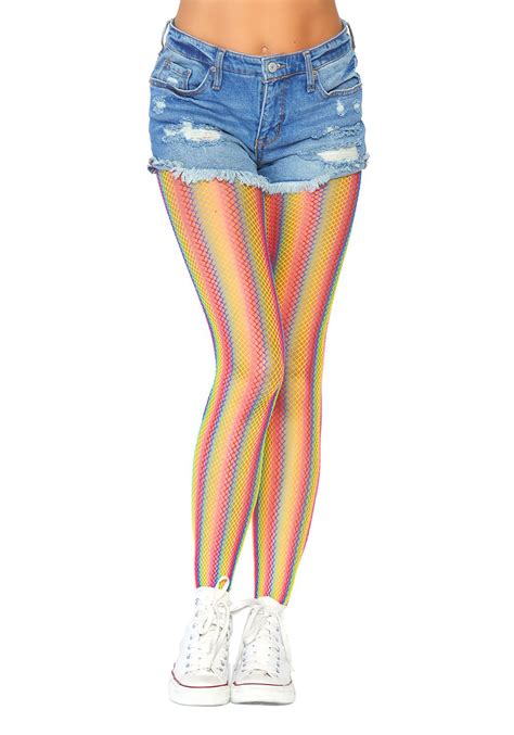 Rainbow Striped Women S Tights