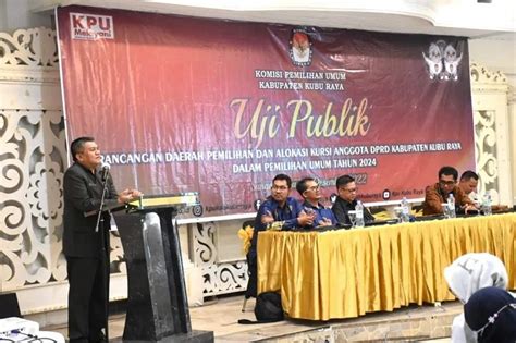 Kpu Kubu Raya Gelar Rakor Uji Publik Rancangan Dapil Dan Alokasi Kursi