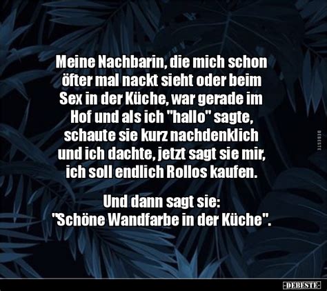 Meine Nachbarin mich schon öfter mal nackt sieht oder beim Sex in der DEBESTE de