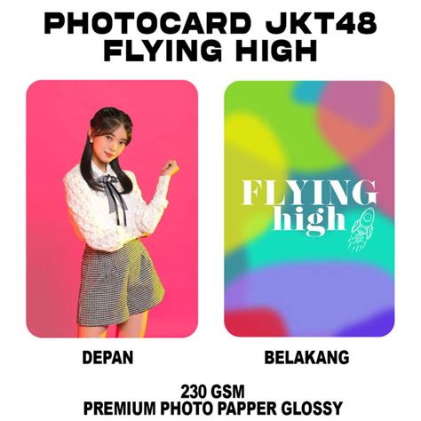 Photocard Jkt Flying High Unofficial Rounded Cutting Free Plastik