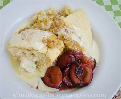 Dampfnudeln Aus Dem R Mertopf Mit Vanillesauce Walnuss Karamel Und