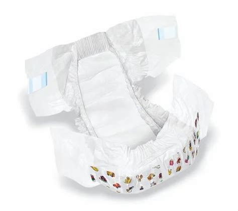 White Female Disposable Baby Diapers, Size: XL, Packaging Size: Plastic ...