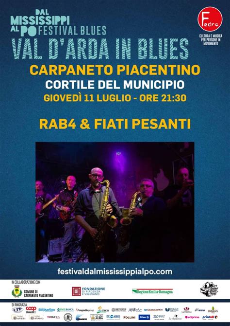 Comune Di Carpaneto Piacentino Val D Arda In Blues Rab Fiati Pesanti