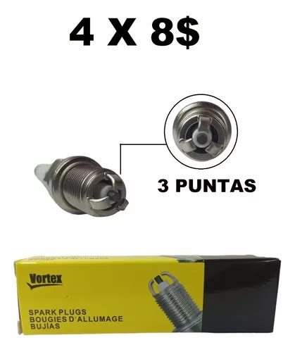 Bujia 3 Puntas Electrodos Optra Design Limited Advance Aveo MercadoLibre