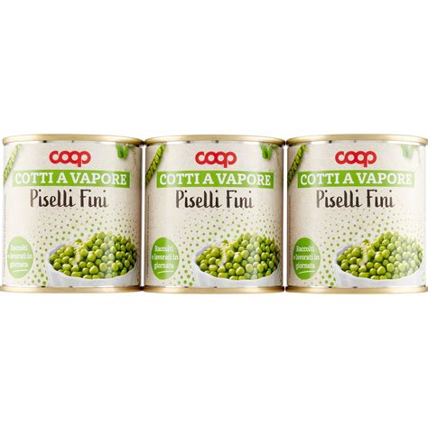 Piselli Fine Cotti A Vapore COOP 3 X 150 G Coop Shop