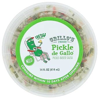 Amazon GRILLOS PICKLES Mild Pickle De Gallo 14 FZ Grocery