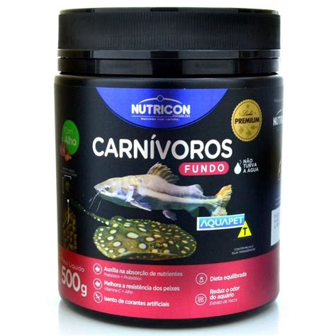 Ra O Carnivoros De Fundo G Nutricon Para Aquario No Shoptime