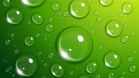 Drops Green Water OS Greeny HD Wallpaper Pxfuel