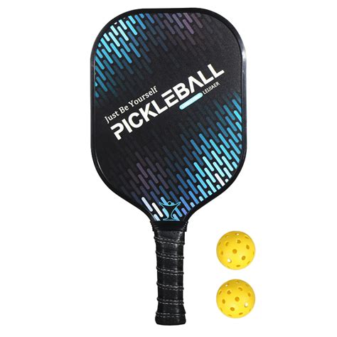 Ultralight Pickleball Paddle And Ball Set Carbon Fiber Surface Pickle