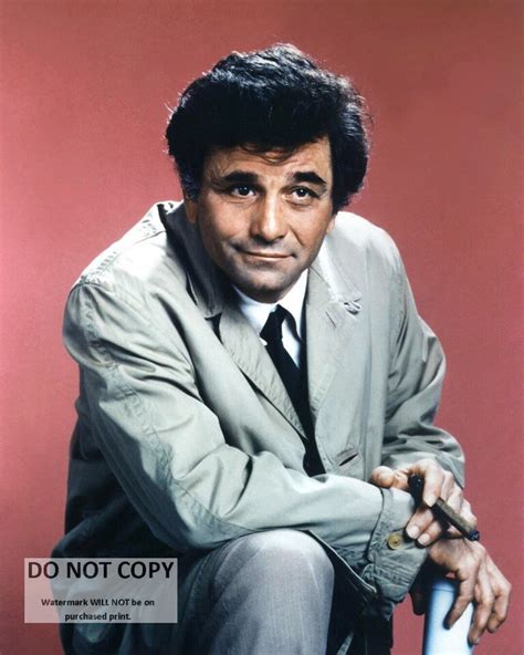 Peter Falk As Iconic Homicide Detective Lieutenant Columbo 5x7 Or 8x10