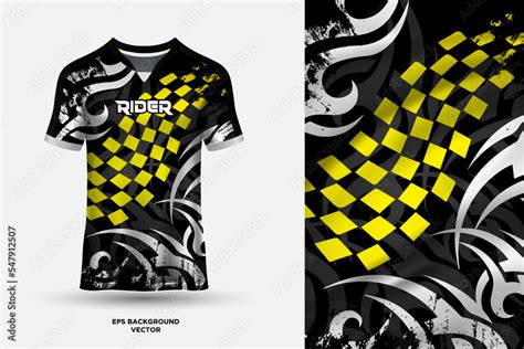 Modern mockup jersey design template vector Stock Vector | Adobe Stock