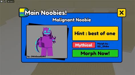 How To Get Malignant Noobie In Find The Noobies Morphs Roblox YouTube