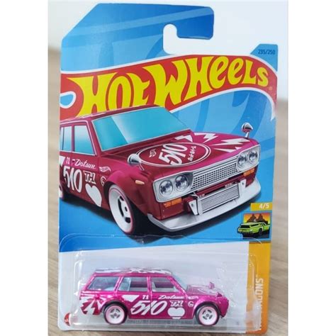Carrinho Hot Wheels Datson Bluebird Wagon Super T Hunt Shopee Brasil