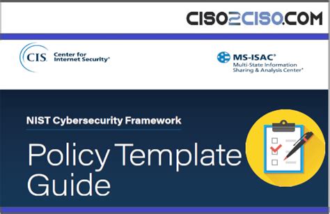 Nist Policy Template Guide Ciso Ciso Cyber Security Group