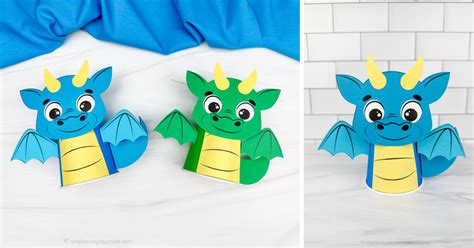 Easy Dragon Paper Cup Craft For Kids [Free Template]