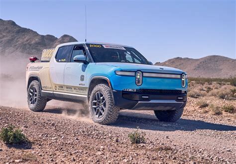 Rivian R1T Is First EV To Cross The Finish Line Of The Mint 400 A Wild