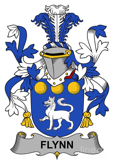 Flynn Coat of Arms Irish Digital Art by Heraldry - Pixels