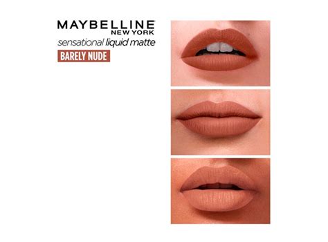 Ripley LABIAL MAYBELLINE SENSATIONAL LIQUID MATTE BARELY NUDE