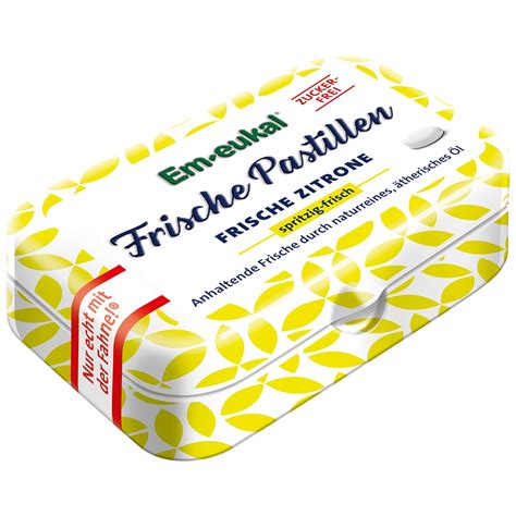 Em Eukal Frische Pastillen Frische Zitrone Zuckerfrei 20g Online