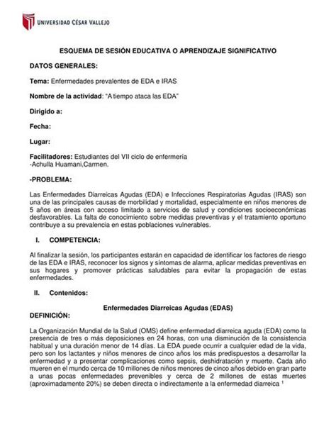 SESIÓN EDUCATIVA EDAS E IRAS 2 1 carmen achulla huamani uDocz