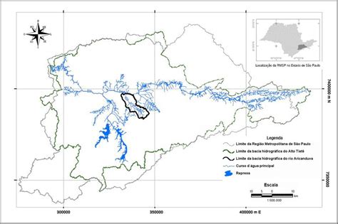 Localiza O Da Bacia Hidrogr Fica Do Rio Aricanduva Rmsp Sp Fonte