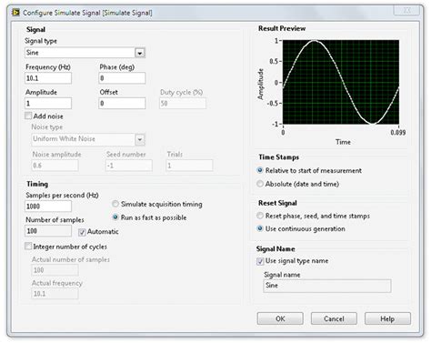 Обработка и анализ сигналов с помощью LabVIEW