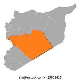 Map Syria Homs Stock Vector (Royalty Free) 425901415 | Shutterstock